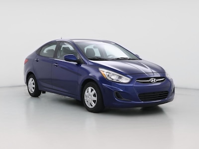 Blue 2017 Hyundai Accent SE