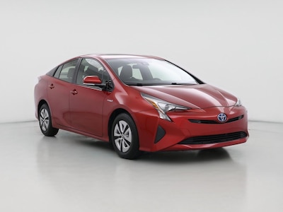 Red 2017 Toyota Prius Three