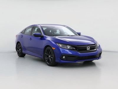 Blue 2019 Honda Civic Sport