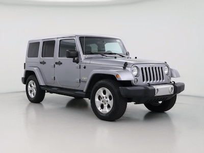 Silver 2015 Jeep Wrangler Unlimited Sahara