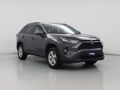 Gray 2021 Toyota RAV4 Hybrid XLE