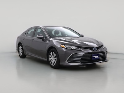 Gray 2021 Toyota Camry Hybrid LE