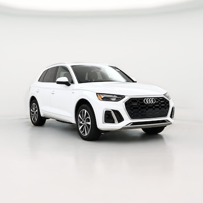 White 2022 Audi Q5 S-Line Premium Plus