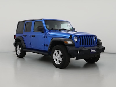 Blue 2022 Jeep Wrangler Unlimited Sport S
