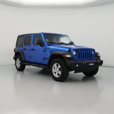Blue 2022 Jeep Wrangler Unlimited Sport S