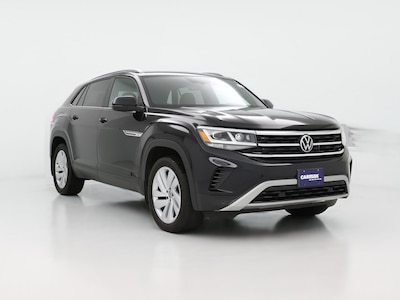 Blue 2022 Volkswagen Atlas Cross Sport SE w/Tech