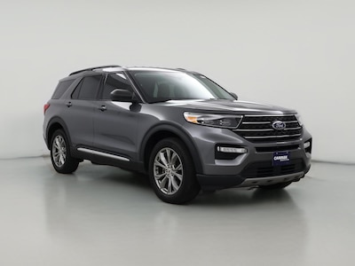 Gray 2022 Ford Explorer XLT