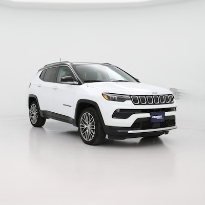 White 2022 Jeep Compass Limited