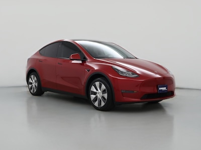 Red 2023 Tesla Model Y Long Range