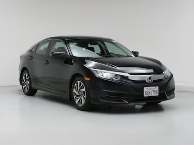 Black 2018 Honda Civic EX