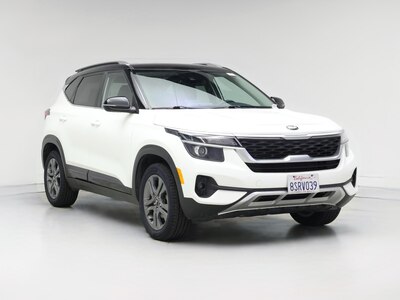 White 2021 Kia Seltos S