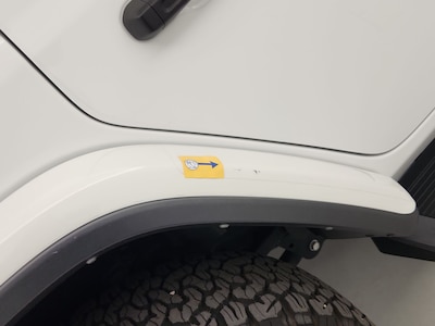 Rear Panel Passenger Side Cosmetic Imperfection