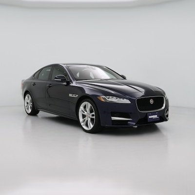 Blue 2017 Jaguar XF R-Sport