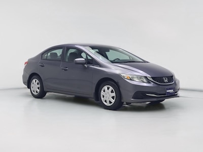 Gray 2014 Honda Civic LX