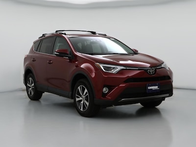 Red 2018 Toyota RAV4 XLE