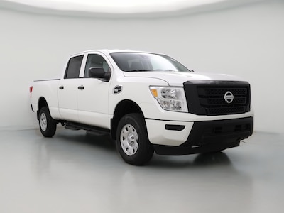 White 2022 Nissan Titan XD S