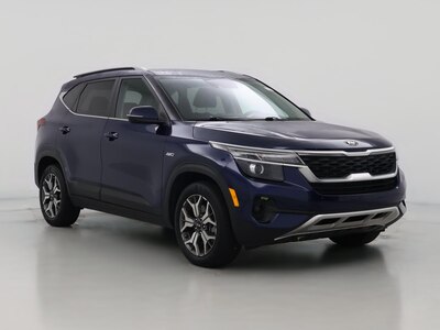 Blue 2021 Kia Seltos EX