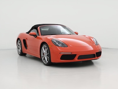 Orange 2018 Porsche 718 Boxster S