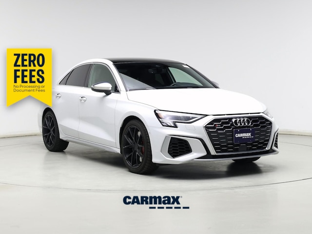 White 2024 Audi S3 2.0T quattro Premium Plus AWD Sedan All-Wheel Drive Automatic