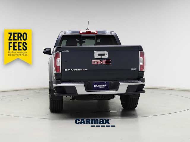 Black 2017 GMC Canyon SLT Crew Cab 4WD Pickup Truck Four-Wheel Drive Automatic