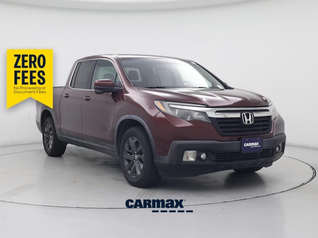 Red (Burgundy) 2017 Honda Ridgeline RTL-T Pickup Truck Front-Wheel Drive Automatic