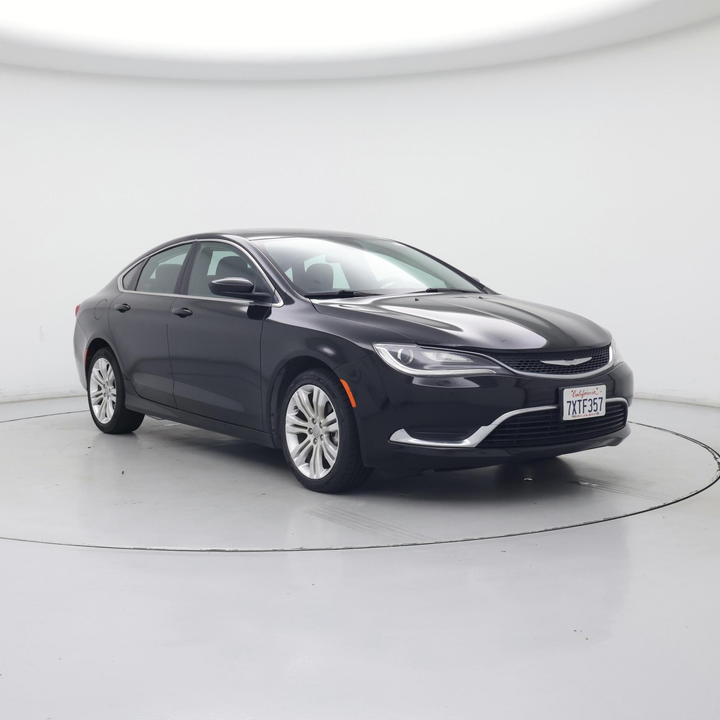 Black 2016 Chrysler 200 Sedan Front-Wheel Drive Automatic