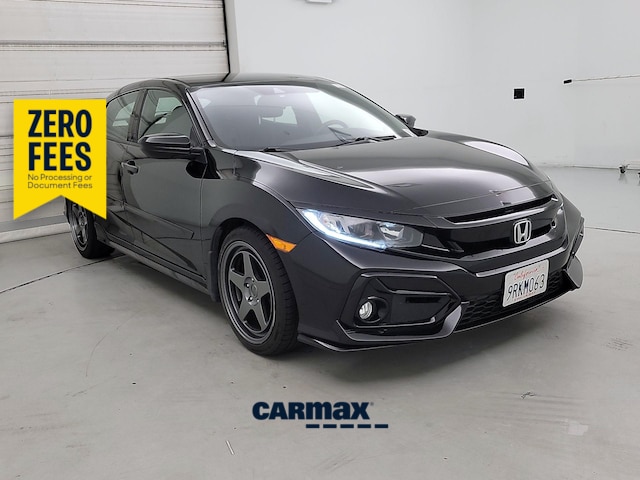 Black 2021 Honda Civic Hatchback Hatchback Front-Wheel Drive Manual