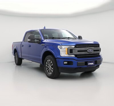 Blue 2018 Ford F150 XLT