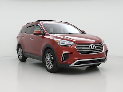 Red 2018 Hyundai Santa Fe SE