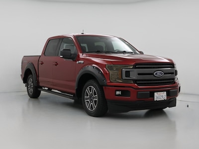 Red 2018 Ford F150 XLT