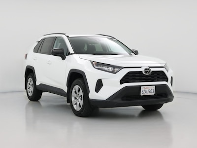 White 2021 Toyota RAV4 LE