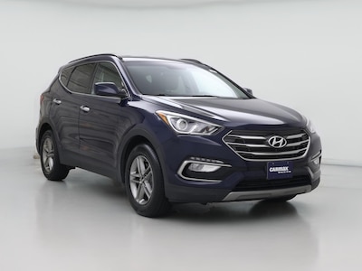 Blue 2017 Hyundai Santa Fe Sport