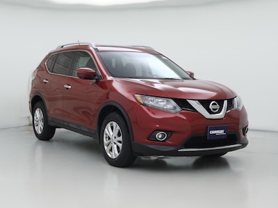 Red 2016 Nissan Rogue SV