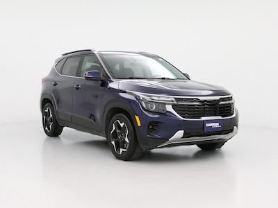 Blue 2024 Kia Seltos EX