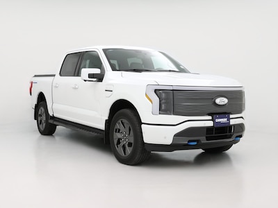 White 2023 Ford F150 Lightning Lariat