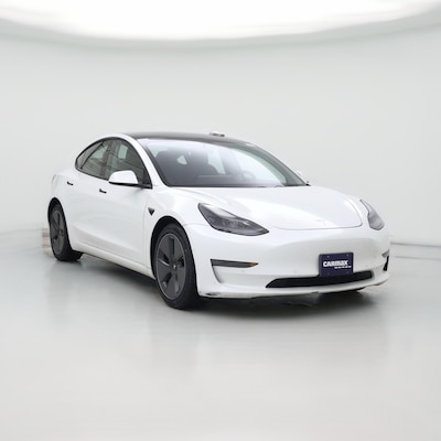 White 2021 Tesla Model 3 Long Range