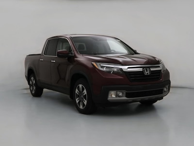 Red 2017 Honda Ridgeline RTL-E