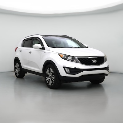 White 2015 Kia Sportage EX