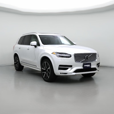 White 2024 Volvo XC90 B6 Ultimate Bright Theme
