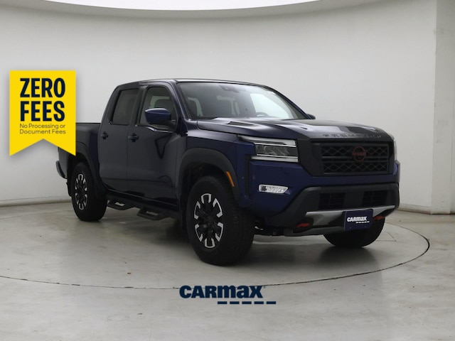 Blue 2023 Nissan Frontier PRO-4X Crew Cab 4WD Pickup Truck Four-Wheel Drive Automatic