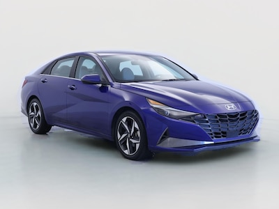 Blue 2022 Hyundai Elantra Limited