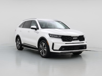 White 2023 Kia Sorento Hybrid EX