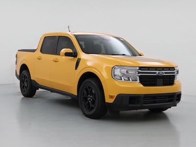 Orange 2022 Ford Maverick Lariat