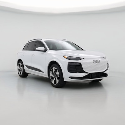 White 2025 Audi Q6 e-tron Premium Plus