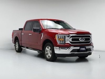 Red 2022 Ford F150 XLT