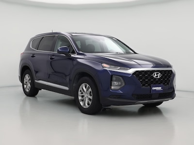 Blue 2019 Hyundai Santa Fe SE