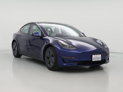 Blue 2021 Tesla Model 3 Standard Range Plus