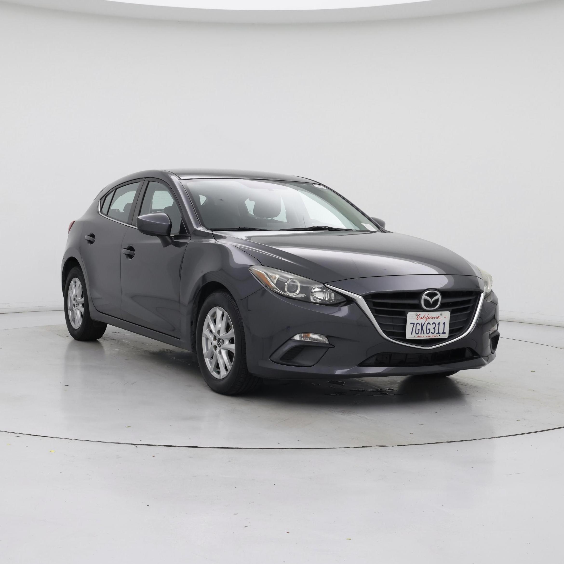 Silver 2014 Mazda MAZDA3 Hatchback Front-Wheel Drive Manual