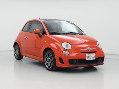 Orange 2018 Fiat 500 Pop