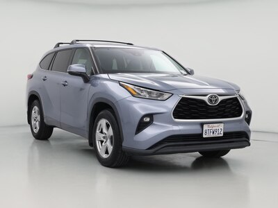 Blue 2020 Toyota Highlander LE
